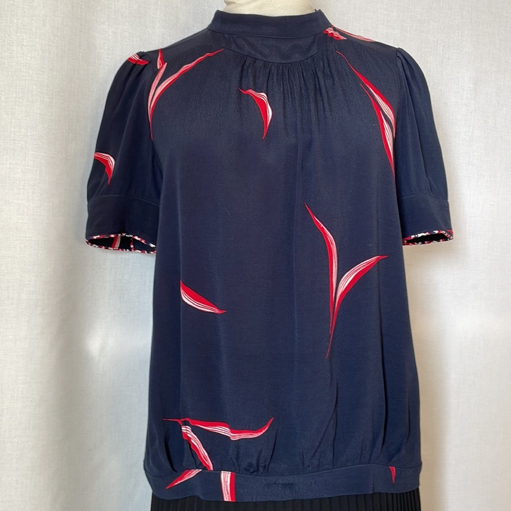 ba&sh Tara blouse in Marine
